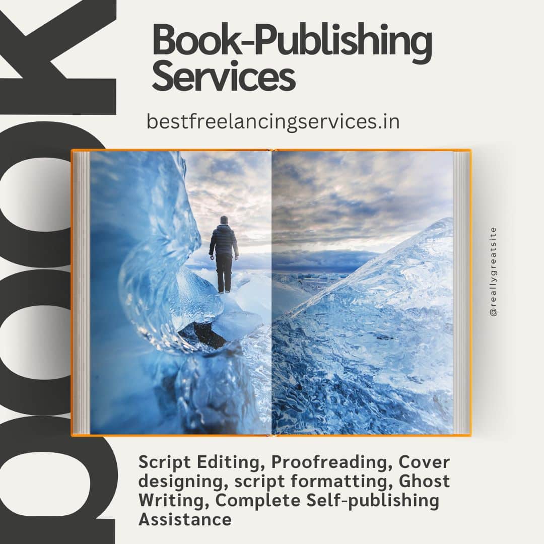 publishing, Editing, Proofreading, Script Formatting, Cover designing, cover formatting, Ghost writing