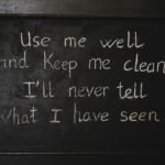 creative quote lettering text on black background